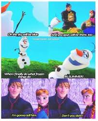 I M Gonna Tell Him Gasp Don T You Dare Love Frozen D You Can Tell He Really Wants To Crush That Snow Mans Disney And Dreamworks Animated Movies Frozen