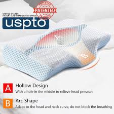 See more ideas about cervical pillows, neck pain, cervical. Mkicesky Side Sleeper Contour Memory Foam Pillow Orthopedic Sleeping Pillow Ergonomic Cervical Pillow For Neck Pain Shopee Malaysia