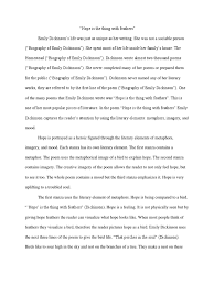 Shop devices, apparel, books, music & more. Hope Is The Thing With Feathers Essay And Work Citied Emily Dickinson Poetry