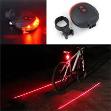 Get it as soon as wed, jun 2. Cycling 5 Led 2 Laser Bicycle Cycle Bike Red Beam Rear Lights Back Tail Lamp Light Sporting Goods