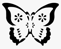 Download Butterfly Animal Flying Wings Insect Stencil Butterfly Stencil Svg Cutting File Free Hd Png Download Kindpng