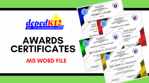 The educational technology unit (etu) is created to be the link between the. Award Certificates Elegant Modern Design Deped K 12