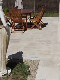 Travertin Gres Beige Travertin Terrasse Dalle Terrasse Piscine Amenagement Paysager