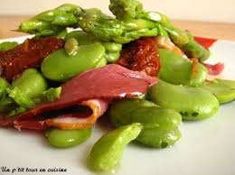 Recette De Salade De Feves Aux Asperges Et Magret De Canard Recette Salade De Feves Recettes De Cuisine Recette Feves