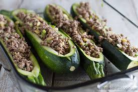 Spoon out the interior flesh from each zucchini (leave skin on). Zucchini Boats Taste And Tell