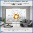Anti-Shatter Safety Glass Film — Ahmedabad
