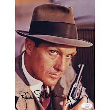 Robert Stack Autographed 8x10 Photo JSA COA Actor Signed Unsolved Mysteries