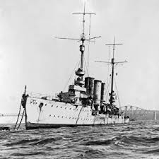 The German Imperial Navy Light Cruiser ...