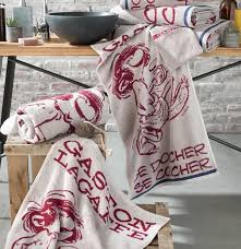 Spécialiste du linge de maison depuis 35 ans ! 2 Gants De Toilette Gaston Lagaffe Francoise Saget