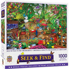 Masterpieces Inc Garden Hideaway 1000 Piece Jigsaw Puzzle In 2020 1000 Piece Jigsaw Puzzles Masterpiece Jigsaw Puzzles