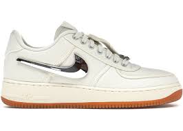 This second travis scott x air force 1 collaboration is dressed in sturdy canvas patches that include shades of brown, lilac, dark navy blue, and scott's cactus jack graphics can be found printed across various panels of the upper. Nike Air Force 1 Low Travis Scott Sail Aq4211 101