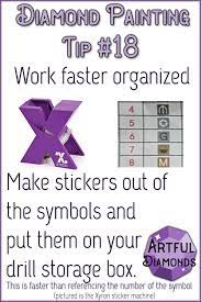 Diamond Painting Tips Organization Diamond Painting Tips Diamond Art Diamond Painting Hacks