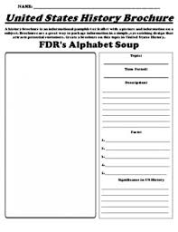 Roosevelt's alphabet agencies that were created through his new deal to help end the great depression. Fdr Alphabet Soup Worksheets Teaching Resources Tpt