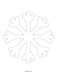Perfect for prints and sharing online. Free Snowflake Template Easy Paper Snowflakes To Cut And Color
