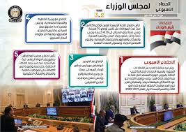 بالإنفو جراف الحصاد الأسبوعي لمجلس الوزراء 9 قرارات و5 اجتماعات اليوم السابع