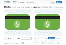 Online Image Vectorizer Credit Card Card Shopping Money 4441600 Online Images Raster To Vector Vector Converter