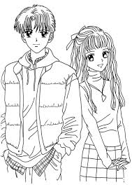 The set includes facts about parachutes, the statue of liberty, and more. Cute Anime Girl And Boy Coloring Pages