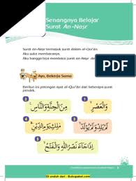 Contoh kaligrafi khot naskhi surat an nashr 4 alasan. Pelajaran 2 Senangnya Belajar Surat An Nasr Pdf