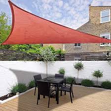 Sail canopies are a great way to protect children from the sun and create shade. Garden Patio Triangular Waterproof Sun Shade Sail Garden Patio Awning Canopy Sun Shelter Uk Garden Structures Shade