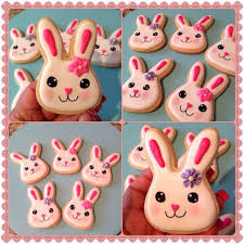 These bunny sugar cookies are a sweet as can be and the perfect easter bunny cookie to make with the family. Easter Bunny Sugar Cookies Recipe