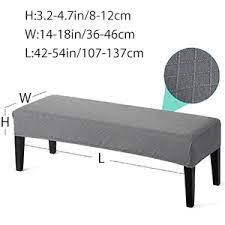 A pretty woody dining set for 4. Yisun Universal Dining Room Bench Cover Elastic Chair Covers Stretch Jacquard Dining Bench Cover For Dining Room Chair Dining Room Beige Amazon De Kuche Haushalt