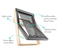 Store exterieur vertical anti chaleur. Store Anti Chaleur Pour Fenetre Toit Velux Avosdim Com