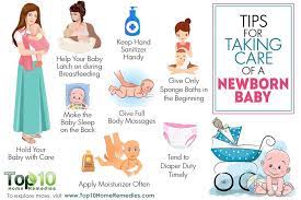 Top 10 Tips For Taking Care Of A Newborn Baby Top 10 Home Remedies Baby Care Tips Baby Care Taking Care Of Baby