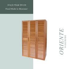 Oriente Wardrobe Piccolo Design Based In Yangon Myanmar Is Specialized In Teak Wood Furniture And Buy Modern Furniture Teak Wood Furniture Furniture Design