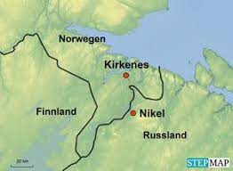 Weitere 1250 km sind seegrenzen. Norwegisch Russische Grenze Um Zwei Kilometer Gewachsen