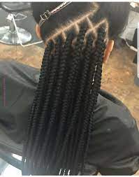 Easy hair braiding tutorials for step by step hairstyles. Love These Braided Hair Style In 2019 Pinterest Hair Styles Braids A Box Braids Hairstyles For Black Women African Braids Hairstyles Braided Hairstyles