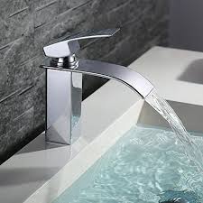 Homelody Elegant Chorm Wasserhahn Einhebel Wasserfall Ar Wasserfall Auslauf Wasserhahn Ist Elegant Und Zeit Armaturen Bad Waschbecken Armaturen Badarmaturen