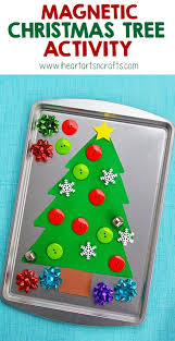 Magnetic Christmas Tree Activity I Heart Arts N Crafts Preschool Christmas Christmas School Christmas Crafts For Kids