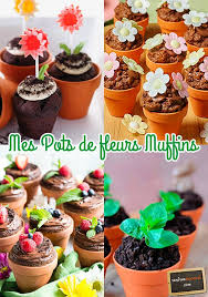 Rentreediscount Le Blog Recette Mon Gouter De Printemps Les Pots De Fleurs Muffins Aux Eclats De Chocolat Pot De Fleurs Gateau Pot De Fleur Pots