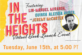 Kimberly johnson , patch staff posted mon, may 17, 2021 at 3:25 p m et Ticketed Virtual Event Lin Manuel Miranda In The Heights Bookshop Santa Cruz