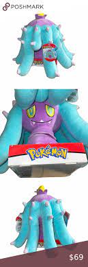 NIB New Pokemon Center Mareanie Hidoide 2018 Blue Purple 10