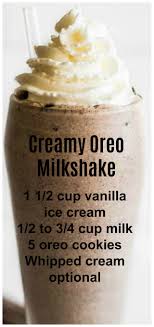 Creamy Dreamy Oreo Milkshake Starbucks Recipes Yummy Food Dessert Easy Smoothie Recipes