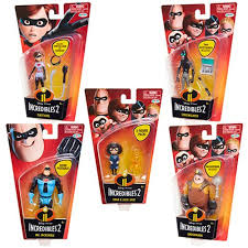 Incredibles 2 Basic Figures 4-Inch Wave 2 Case