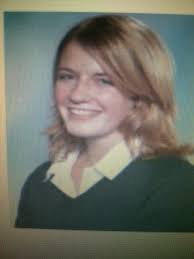 Flo in her shool days. Blondie Flo!