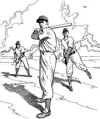 Coloring pages, sports coloring pages / by prashasta. Ball Players Practicing Baseball Coloring Page Purple Kitty