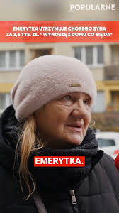 Ta historia to WYCISKACZ ŁEZ... 😭😭 Emerytka musi wyprzedawać domowe  skarby, by utrzymać chorego syna 💔
