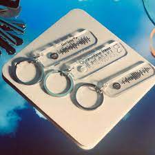 Engraved Acrylic Spotify Keychains Diy Resin Art Resin Diy Diy Crafts To Do