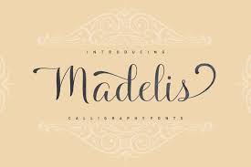 Unlimited calligraphy font downloads at envato elements. Madelis Script 227741 Calligraphy Font Bundles