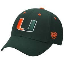 Miami hurricanes hats and caps are a must have for any miami fan. Top Of The World Miami Hurricanes Green Dynasty Memory Fit Fitted Hat