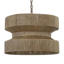 Palecek Zoe Pendant Woven Trend Pendants Lighting Candelabra Inc Candelabra Candelabra Bulbs Drum Chandelier