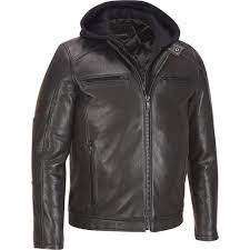 Wilsons Leather Mens Jacket W Hood Muzhskaya Kurtka Kozhanaya Kurtka Kurtka