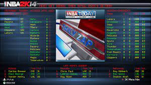 All games broadcast on 95.7 the game # = espn radio. Nba Today In Nba 2k14 Next Gen More Insights Coming Nlsc