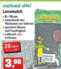Wusstet ihr, dass ihr, wenn ihr #lavamulch verwendet, weniger arbeit im #garten habt? Gruner Jan Lavamulch Angebot Bei Thomas Philipps
