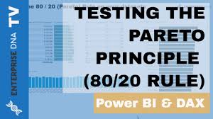 Testing The Pareto Principle 80 20 Rule In Power Bi W Dax