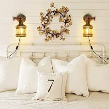 Aspen wall mount sconce lighting fixture led rectangular wood resin diffuser walnut. Swing Arm Wall Lamp 2 In 1 270 Angle Adjustable Industrial Rustic Wall Sconces With Plug In Hardwired On Off Switch Glass Shade Retro Iron Wall Light Fixtures For Bedside Bedroom Bathroom Living Room