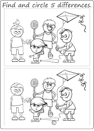 Spot The Difference Worksheets In 2020 Spot The Difference Kids Spot The Difference Games Kids Worksheets Printables